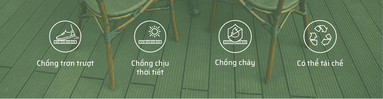 Tính năng sàn gỗ nhựa