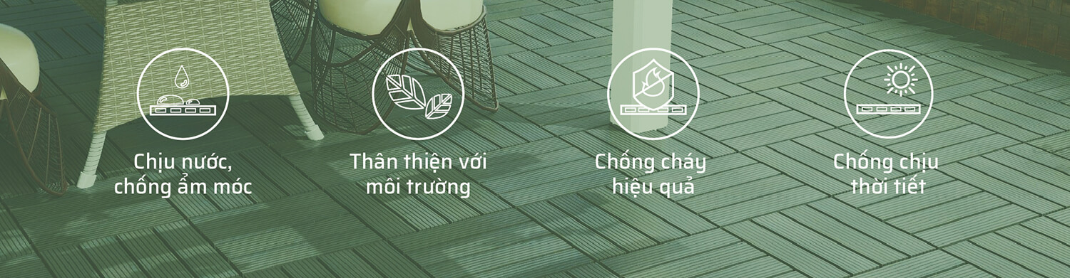 Ưu điểm sàn gỗ nhựa ban công